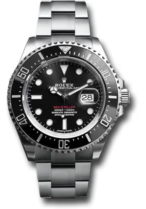 Rolex Sea-Dweller 43 Watch - Black  Dial - 126600