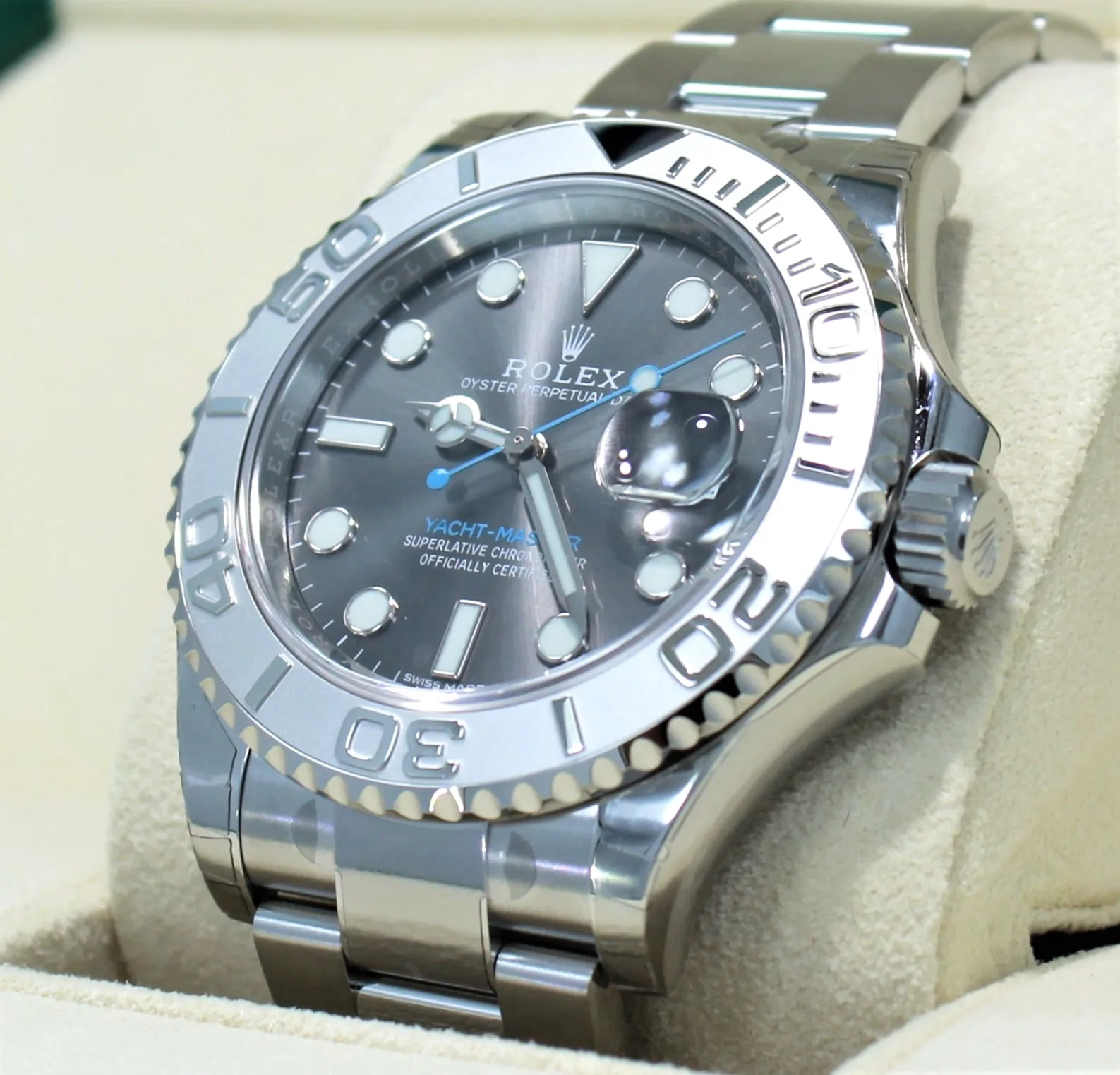 Rolex Yacht-Master 40mm Rhodium Dial 116622 DRHO UNWORN