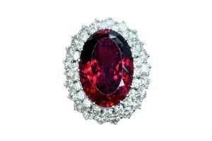 Rubelite Tourmaline Cocktail Ring