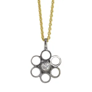 SALE! Rosette Pendant Necklace by Thea Izzi