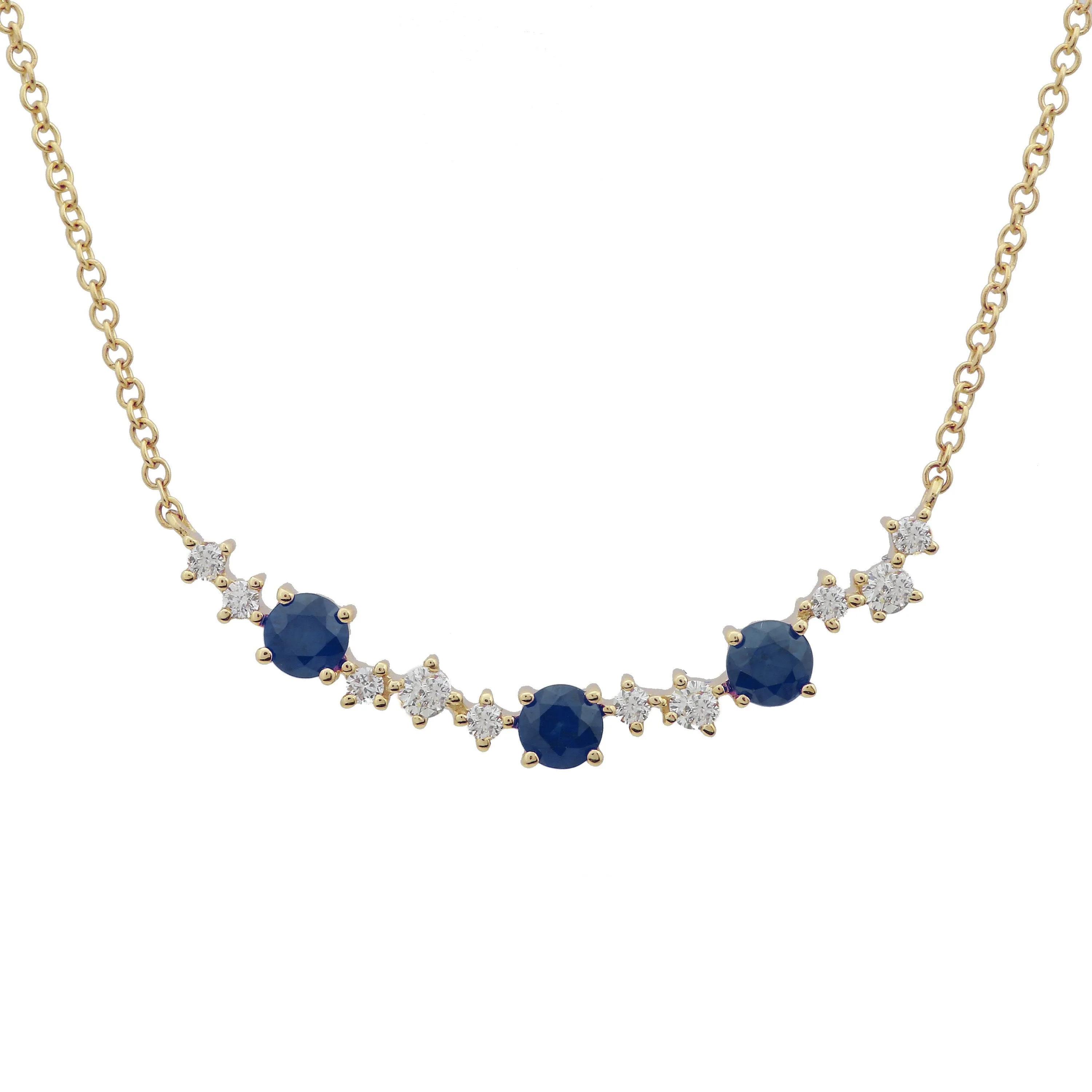 Sapphire Strand Necklace