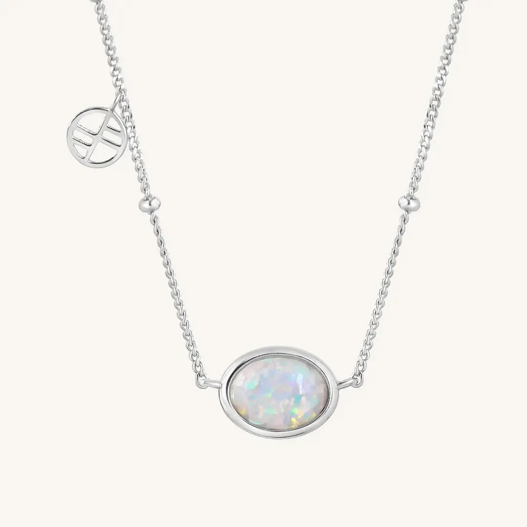 St Clair Created Opal Necklace