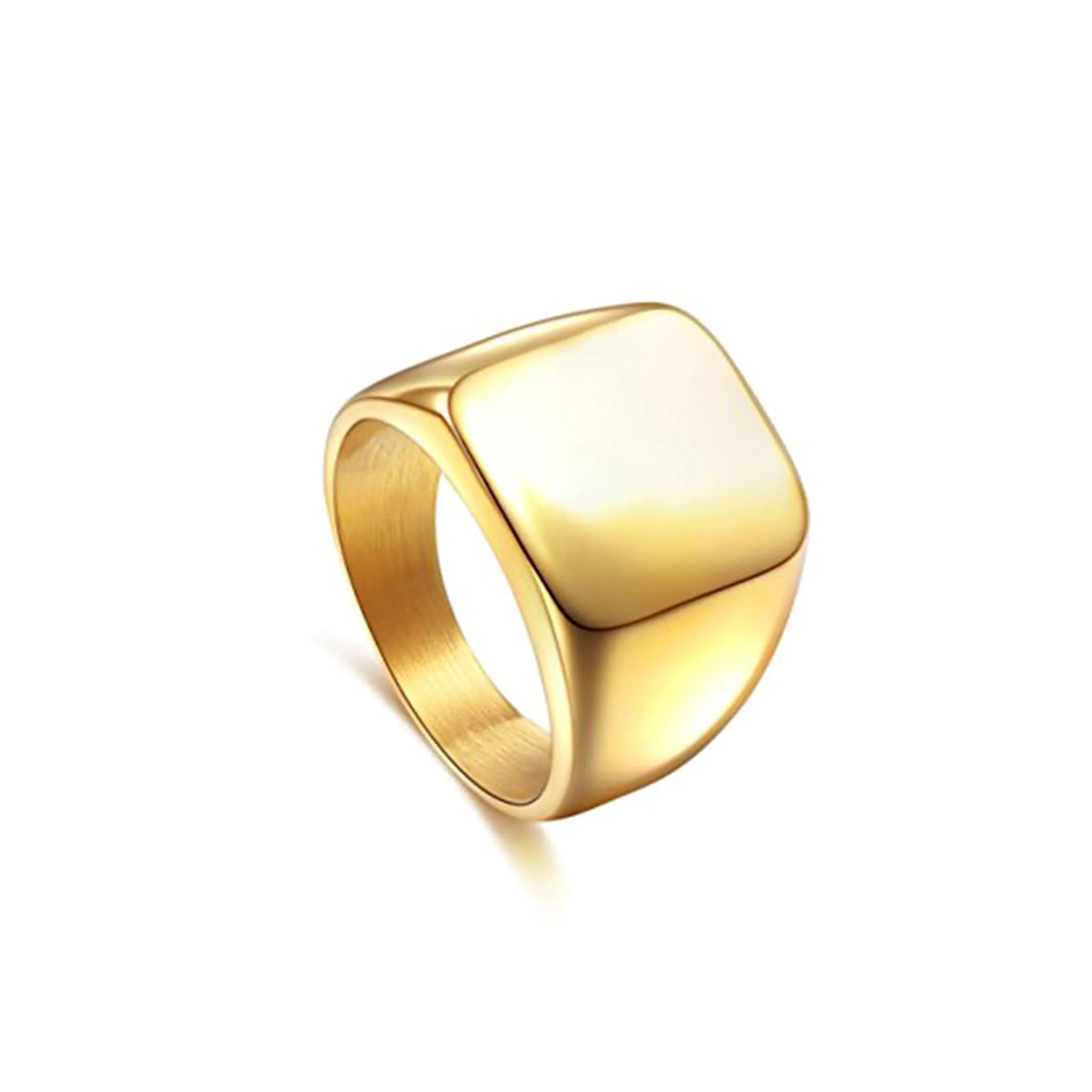 STAINLESS STEEL SIGNET RING