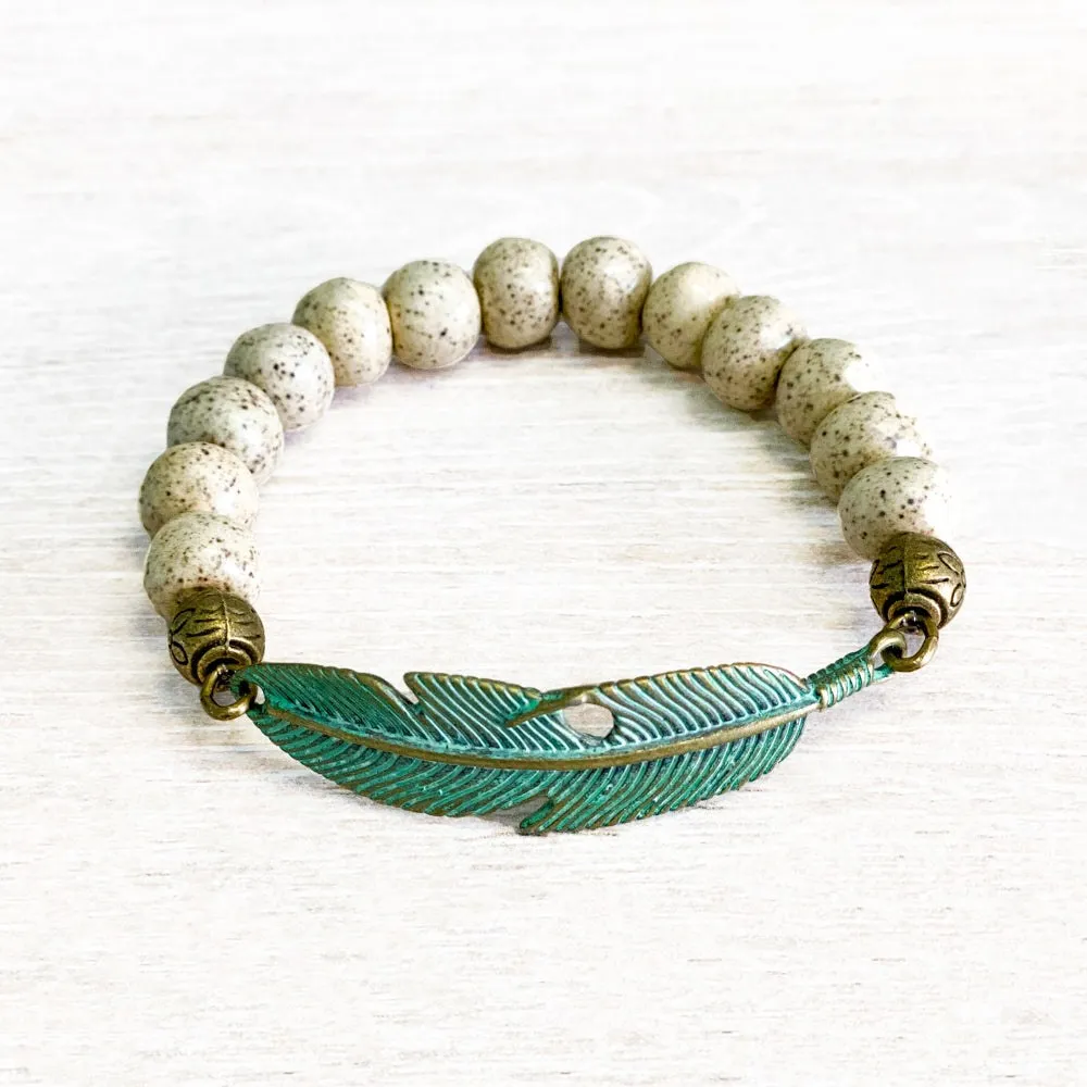 SwaziMUD™ Green Leaf Bracelets