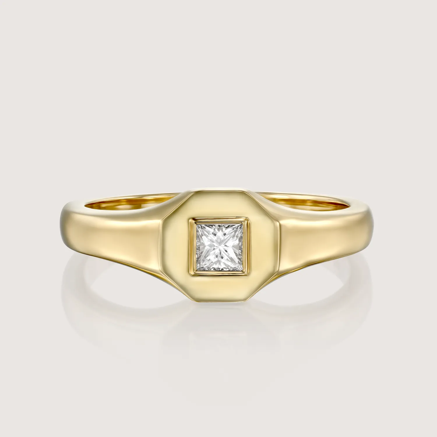 Taylor Gold Ring White Princess Diamond