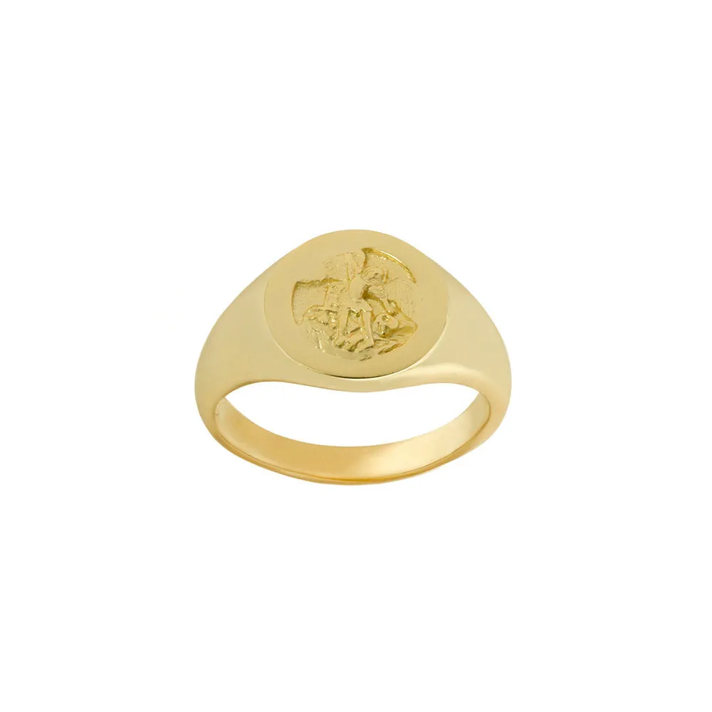 THE SAINT MICHAEL SIGNET RING