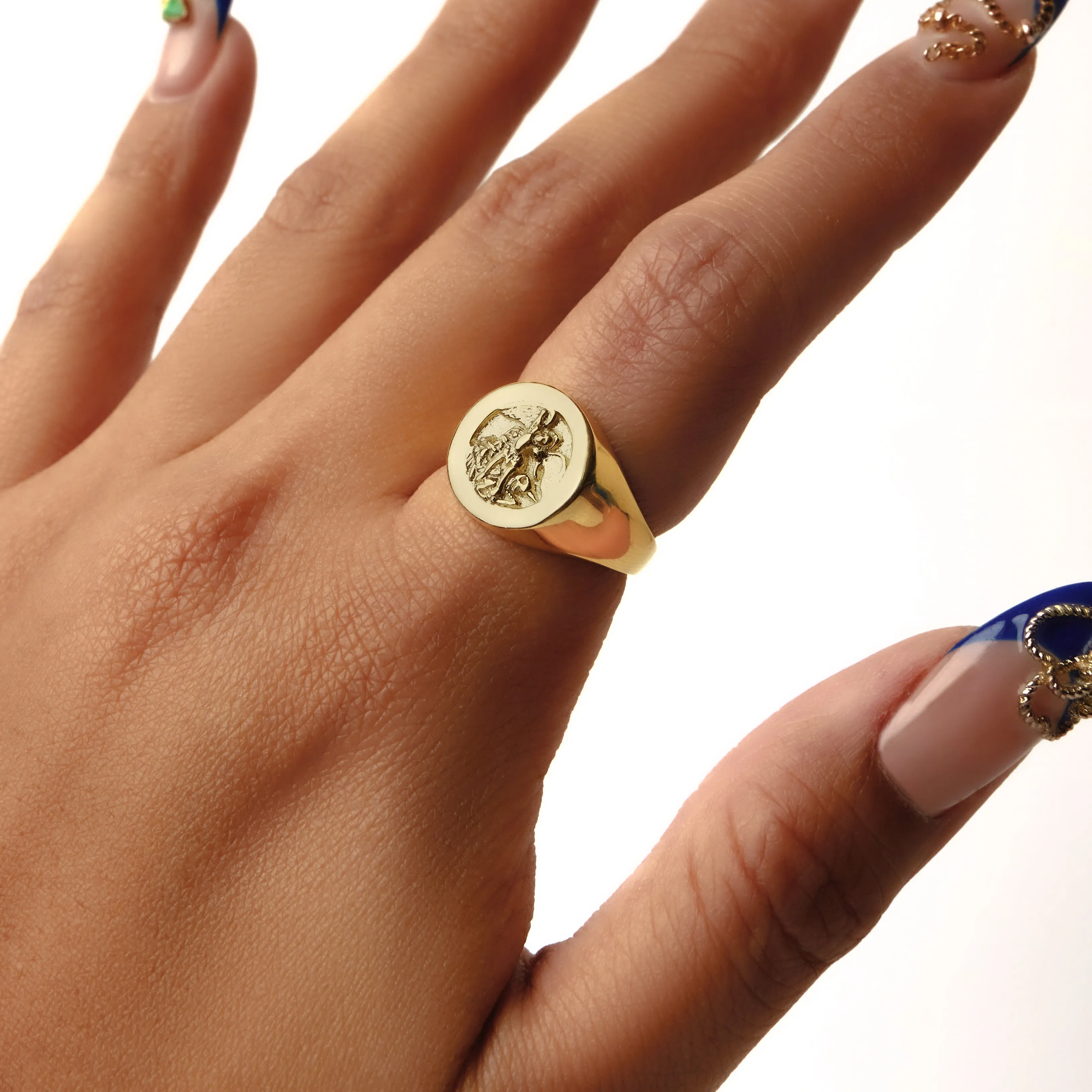 THE SAINT MICHAEL SIGNET RING