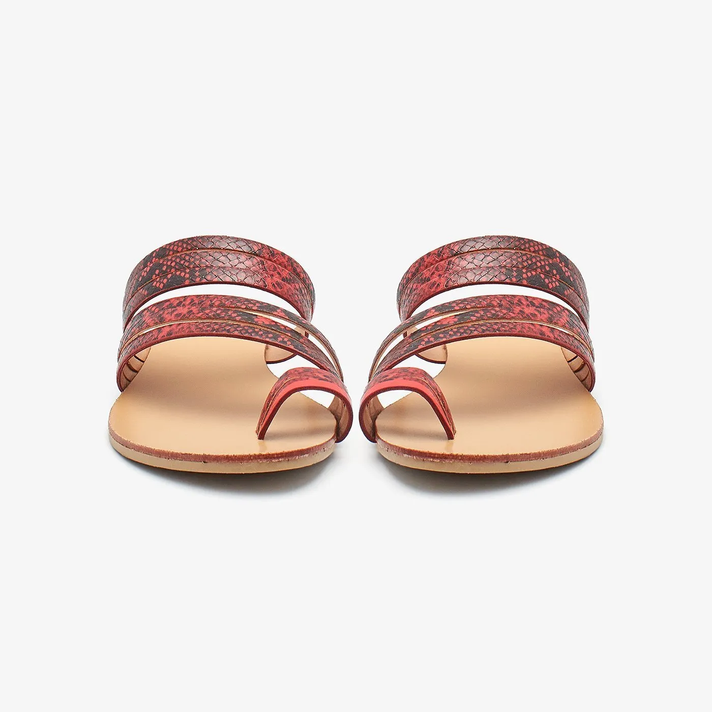 Toe Ring Multi Strap Ladies Chappal