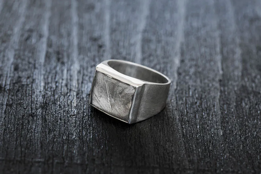 TOR Logo Silver Signet Ring