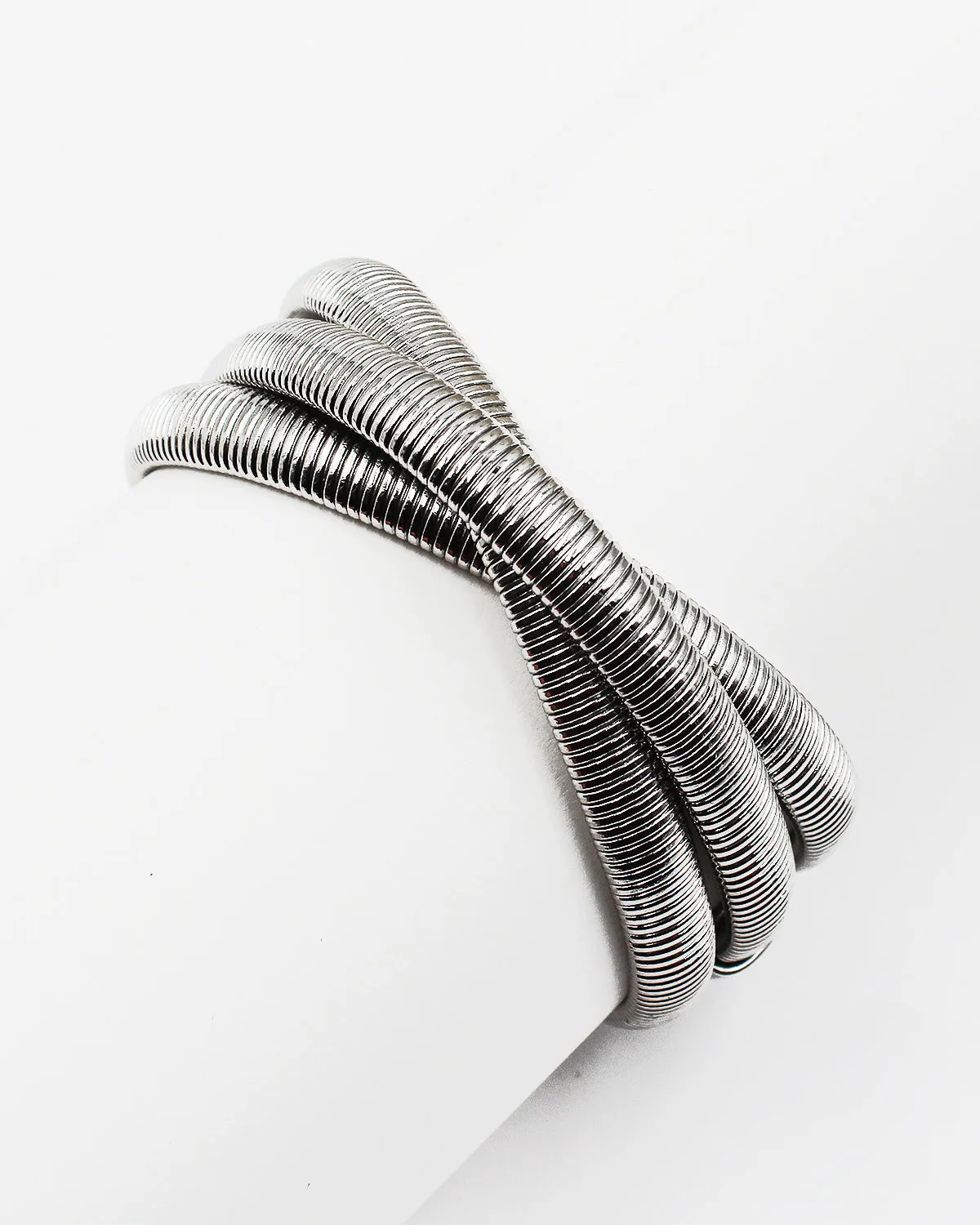 Triple Layered Metal Wire Bracelet