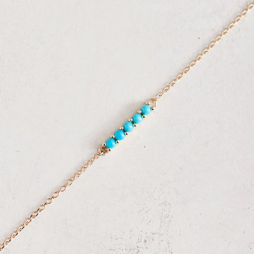 Turquoise Bar Bracelet