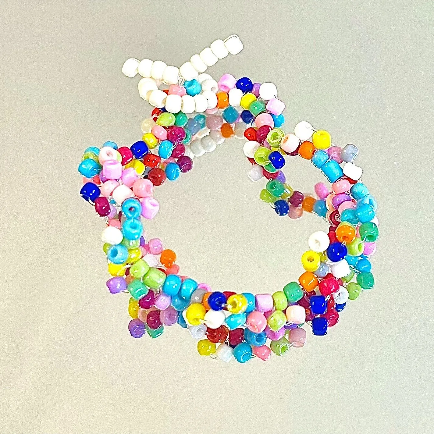 US Handmade "Colorful Life" Candy 4mm Glass Seed Bead Bracelet Gift Women Girls