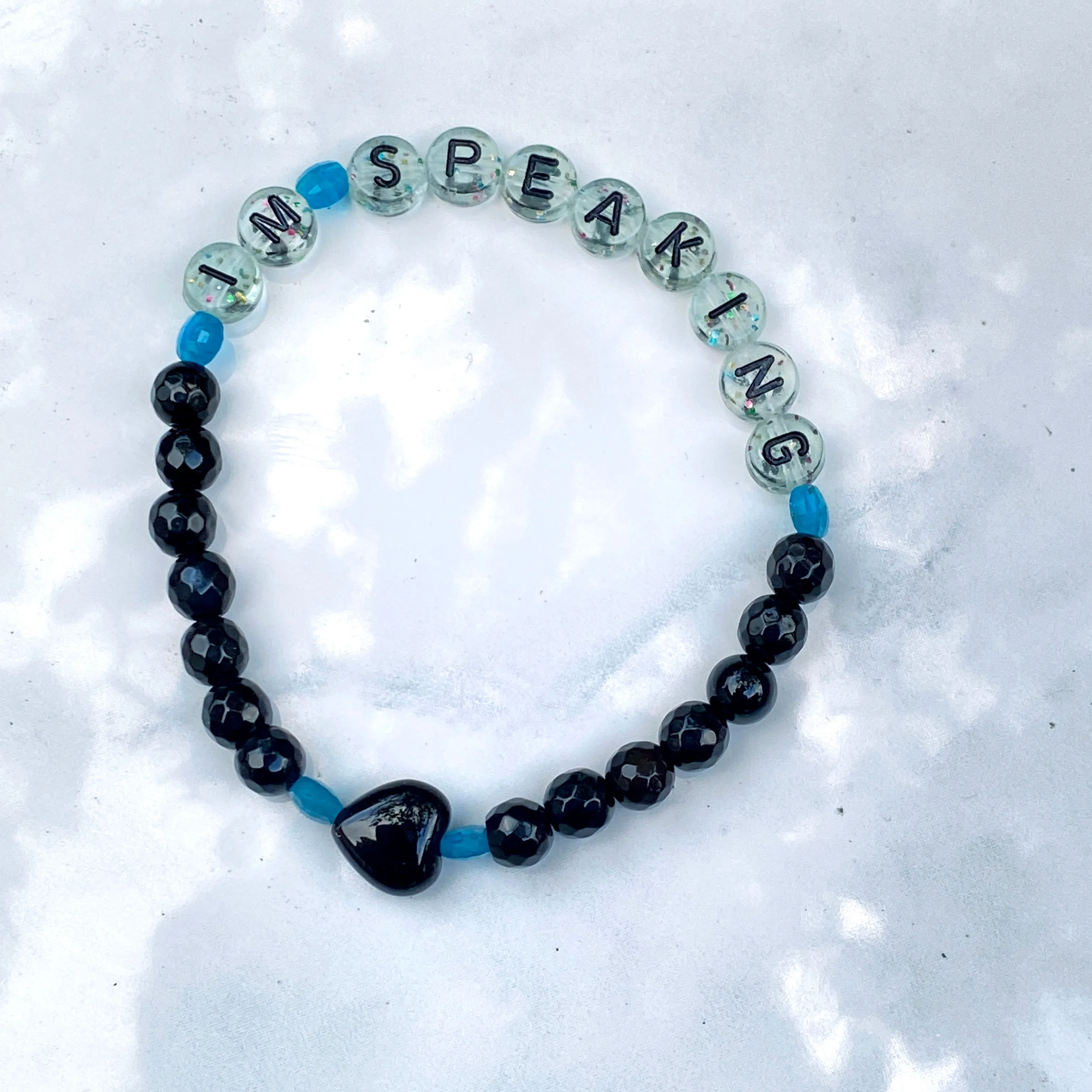 Women's "I'M SPEAKING" Gemstone Bracelets