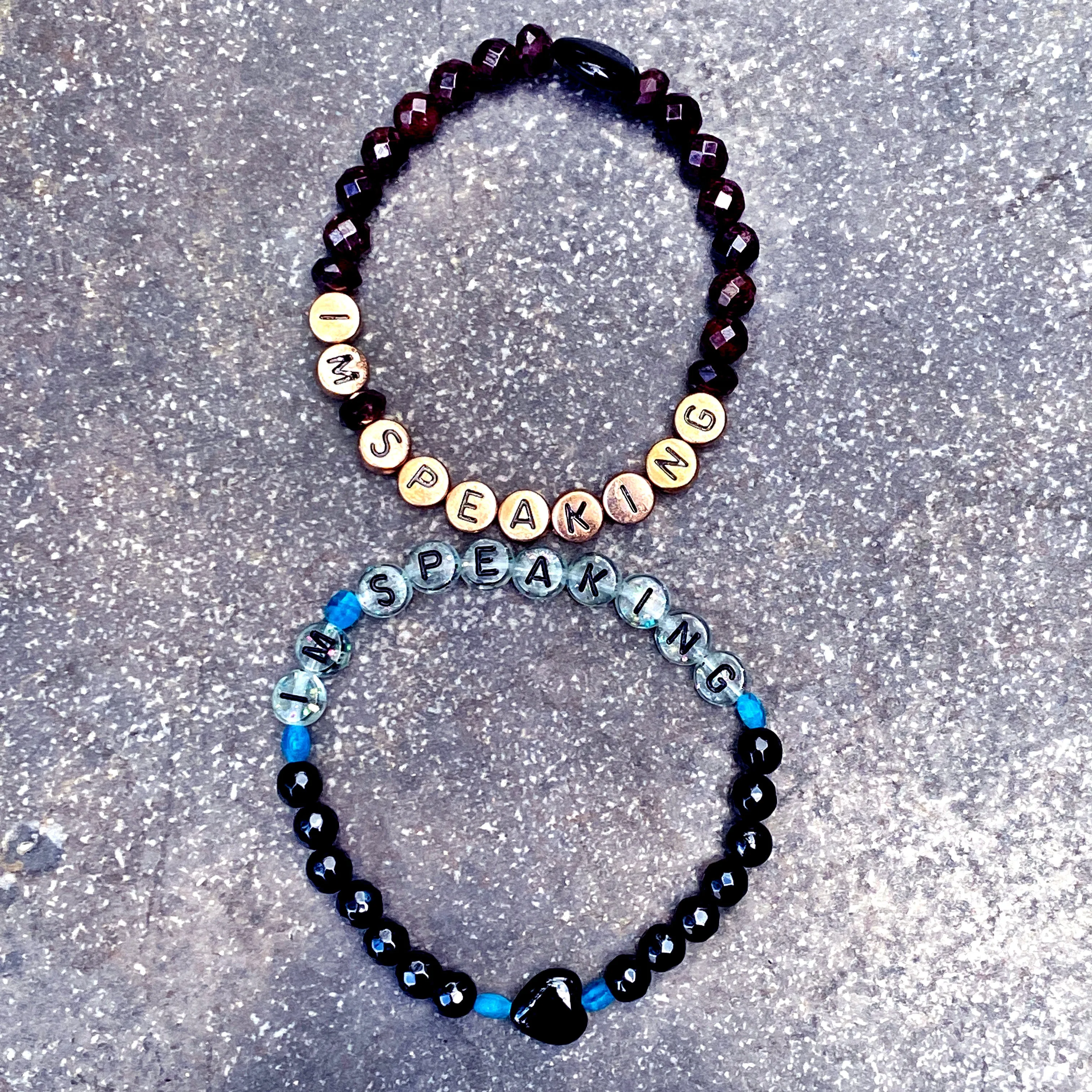 Women's "I'M SPEAKING" Gemstone Bracelets