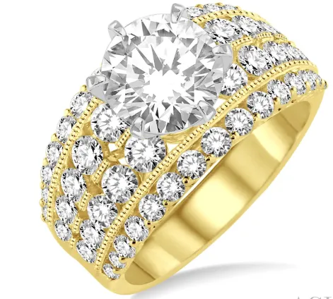 Yellow Gold Diamond Engagement Ring