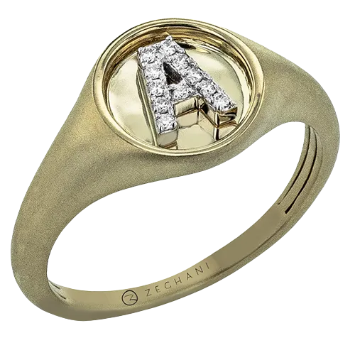 ZR2557 Right Hand Ring in 14k Gold with Diamonds